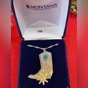 New Montana Silversmith’s turquoise necklace